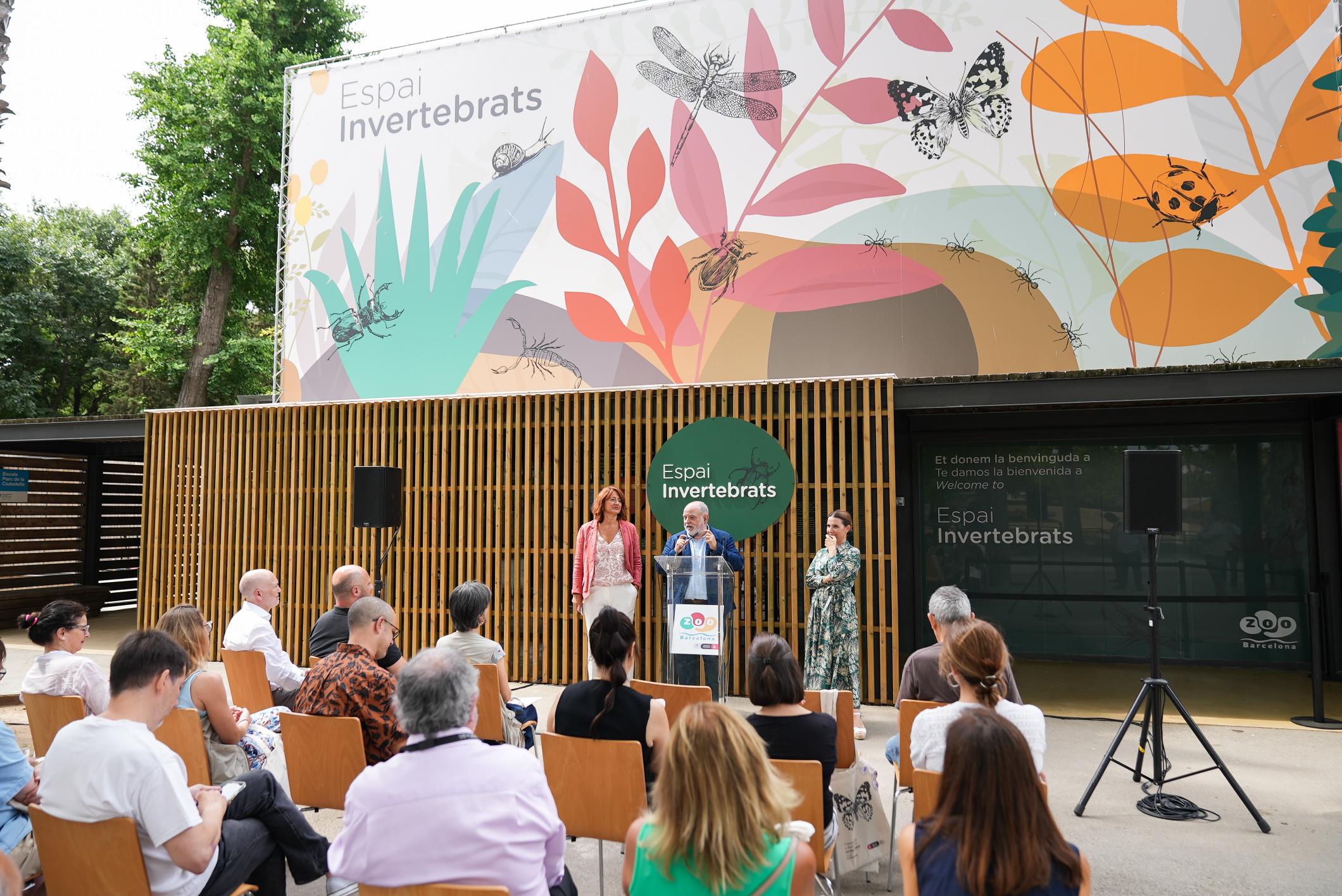 Rueda de prensa en el Zoo en la Inauguración del Espacio de Invertebrados
