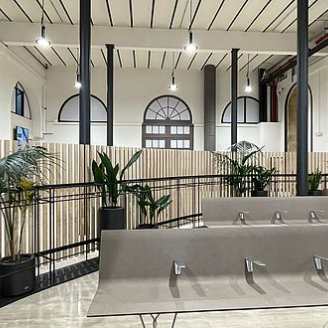 Imatge interior de l'Estació d'autobusos Barcelona Nord