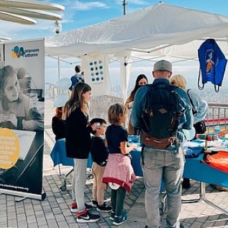 Acte solidari al Tibidabo