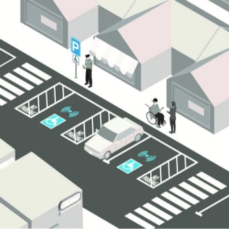 Sensors capaços de detectar vehicles estacionats indegudament 