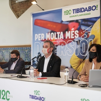 Roda de premsa del Parc d'Atraccions Tibidabo