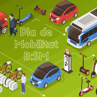 Il.lustració del Pla de Mòbilitat de B:SM