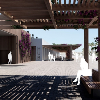 Render del nou projecte del Port Olímpic