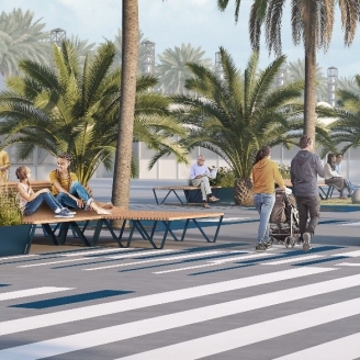 Render del nou projecte del Port Olímpic