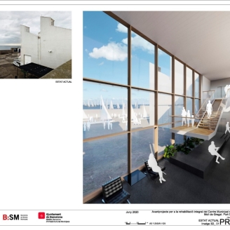 Render del nou projecte del Port Olímpic