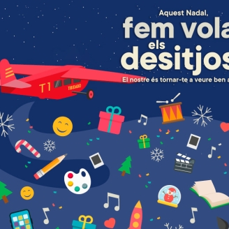 Il.lustració de la campanya de Nadal de Tibidabo