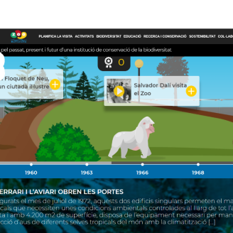 Nou recurs digital del Zoo de Barcelona, anomenat “Camina pel passat, present i futur d’una institució de conservació de la biodiversitat”
