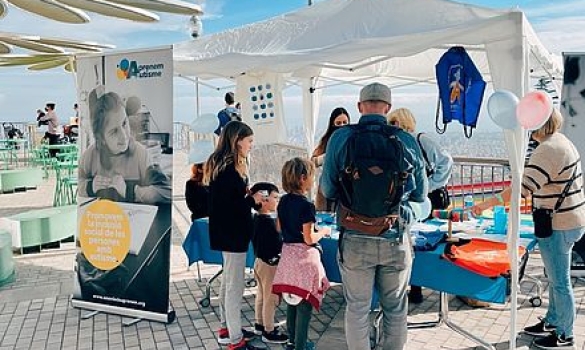 Acte solidari al Tibidabo