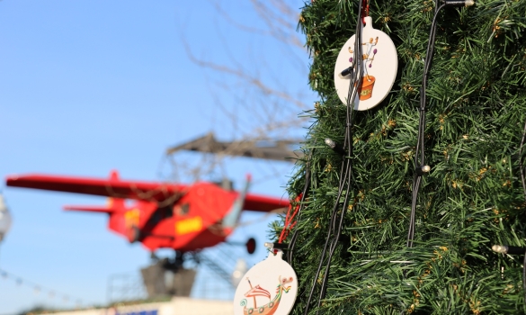 Decoració de Nadal al Tibidabo