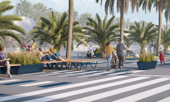 Render del nou projecte del Port Olímpic