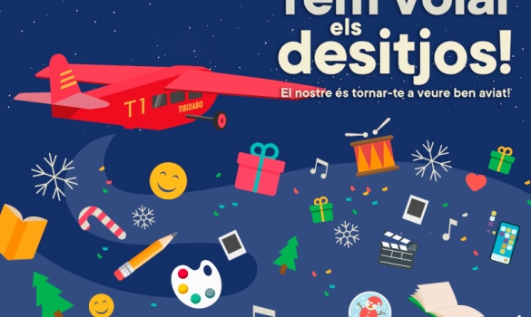 Il.lustració de la campanya de Nadal de Tibidabo