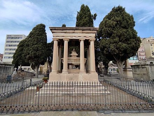 Panteó d'un cementiri de Barcelona